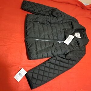 Urban Republic Black Quilted Puffer Jacket New Size L 14 100% Polyester